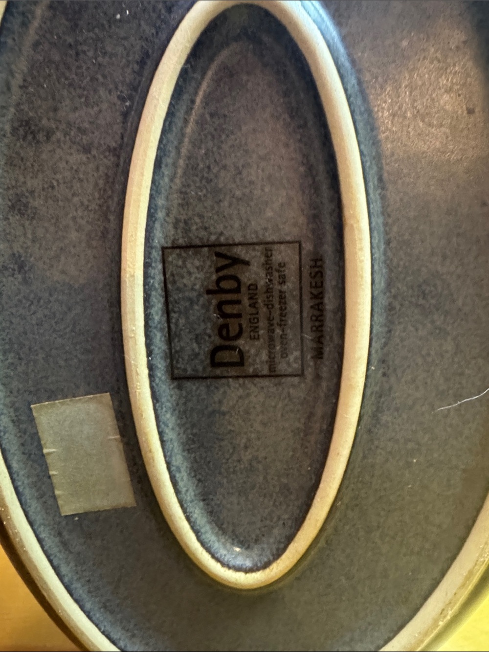 Denby Marrakesh 12” stoneware oval baker - Picture 5 of 5